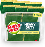 Scotch-Brite Heavy Duty Scrub Sponge – Outdoor Grill and Patio Cleaning Essential for BBQ Season