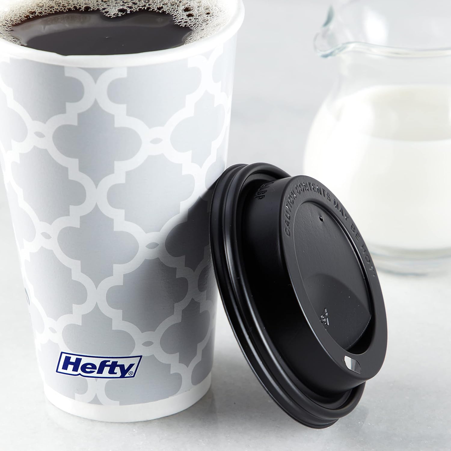 Hefty Insulated Paper Coffee Cups – Commute and Conference Room Drinkware for Busy Professionals, 16 oz, 20 Count