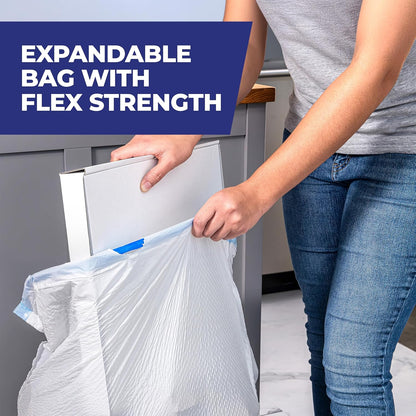 Hefty Ultra Strong 20 Gallon Trash Bags, Lavender & Sweet Vanilla Scent, Drawstring Odor Control Trash Bags for a Calmer Self-Care Kitchen Routine