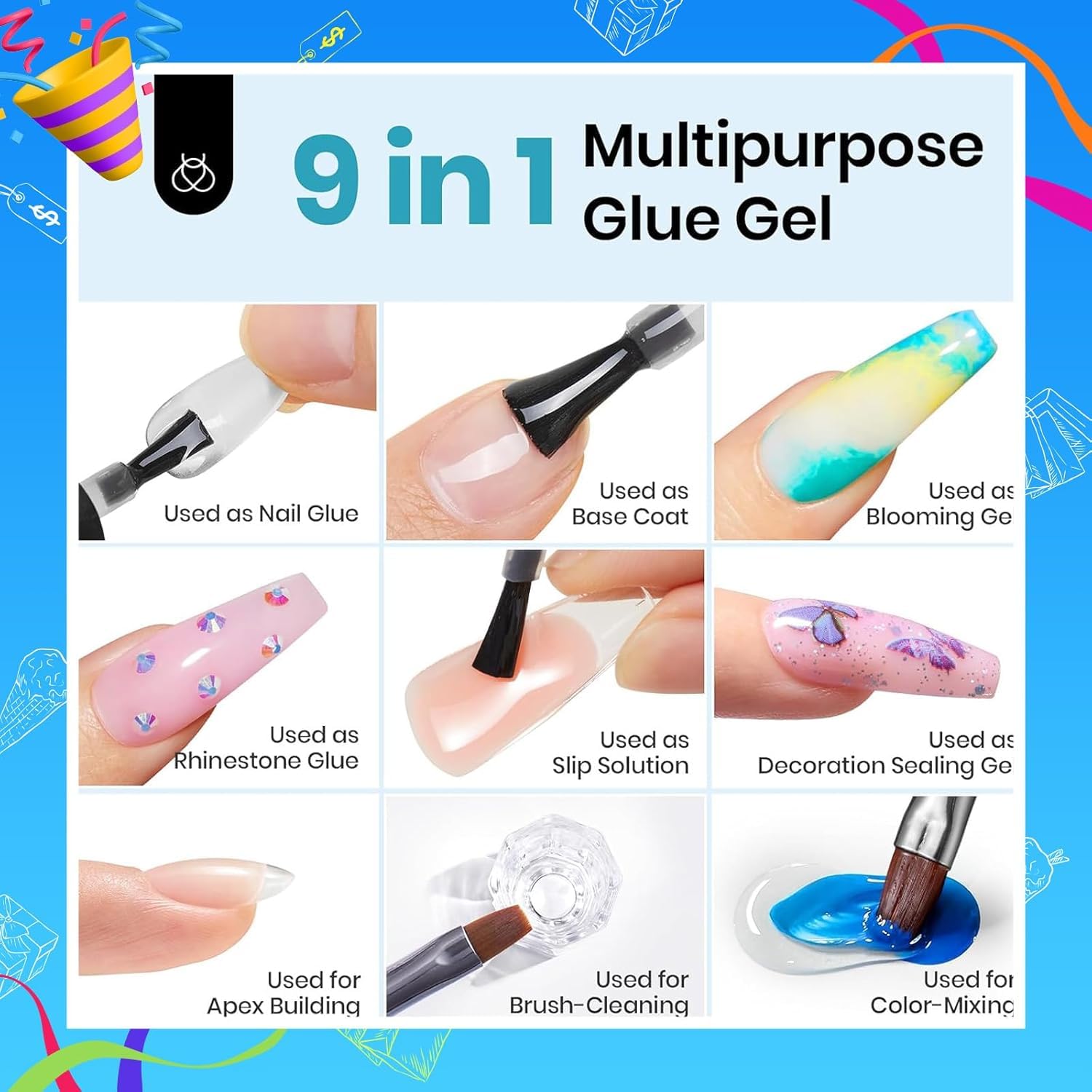 hema-free glue and primer set variant available for sensitive users