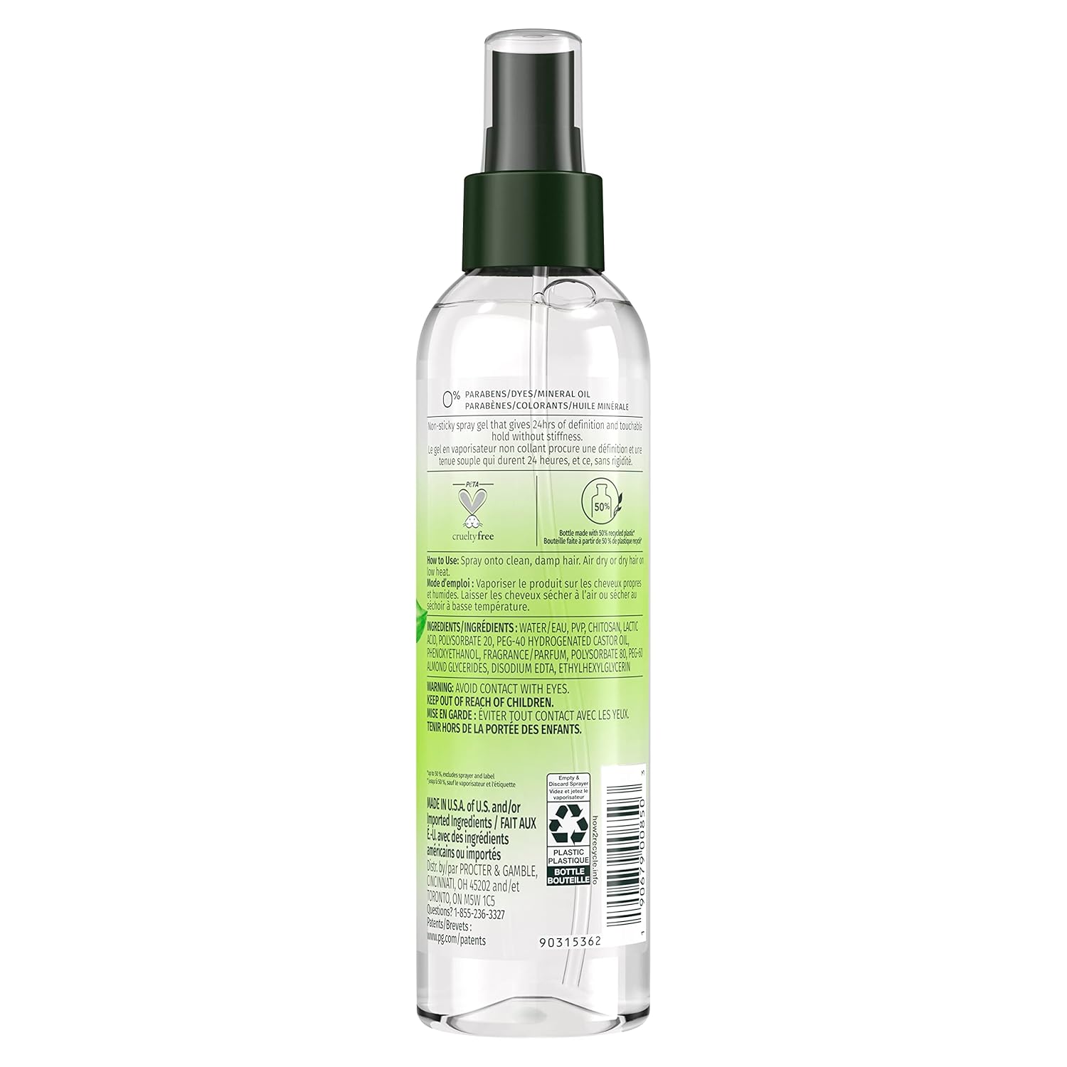 Herbal Essences Hair Spray Gel for Curly Hair – Self-Care Styling Ritual for a Calming Curly Hair Routine