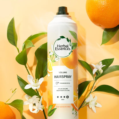 Herbal Essences Volumizing Hairspray – Self-Care Hair Ritual for Fine Hair, Strong Hold 24-Hour Finishing Mist