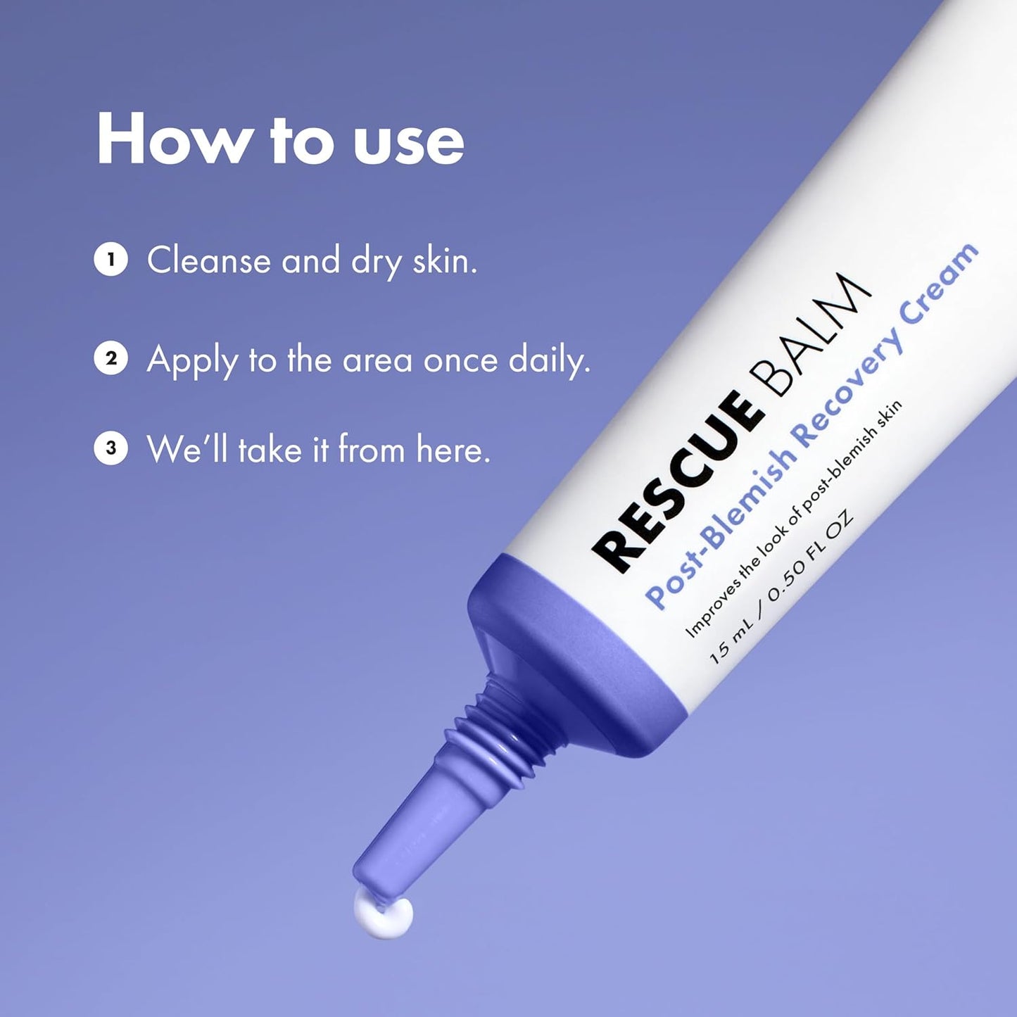 Hero Cosmetics Rescue Balm (New Formula) – Nightly Post-Blemish Recovery for Your Bedtime Skincare Ritual