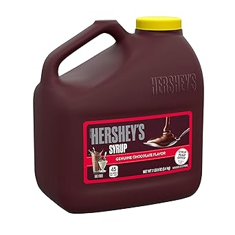 HERSHEY'S Chocolate Syrup 24 oz – Easy-Pour Bottle for Kids' Milk, Pancakes, and Snack Time