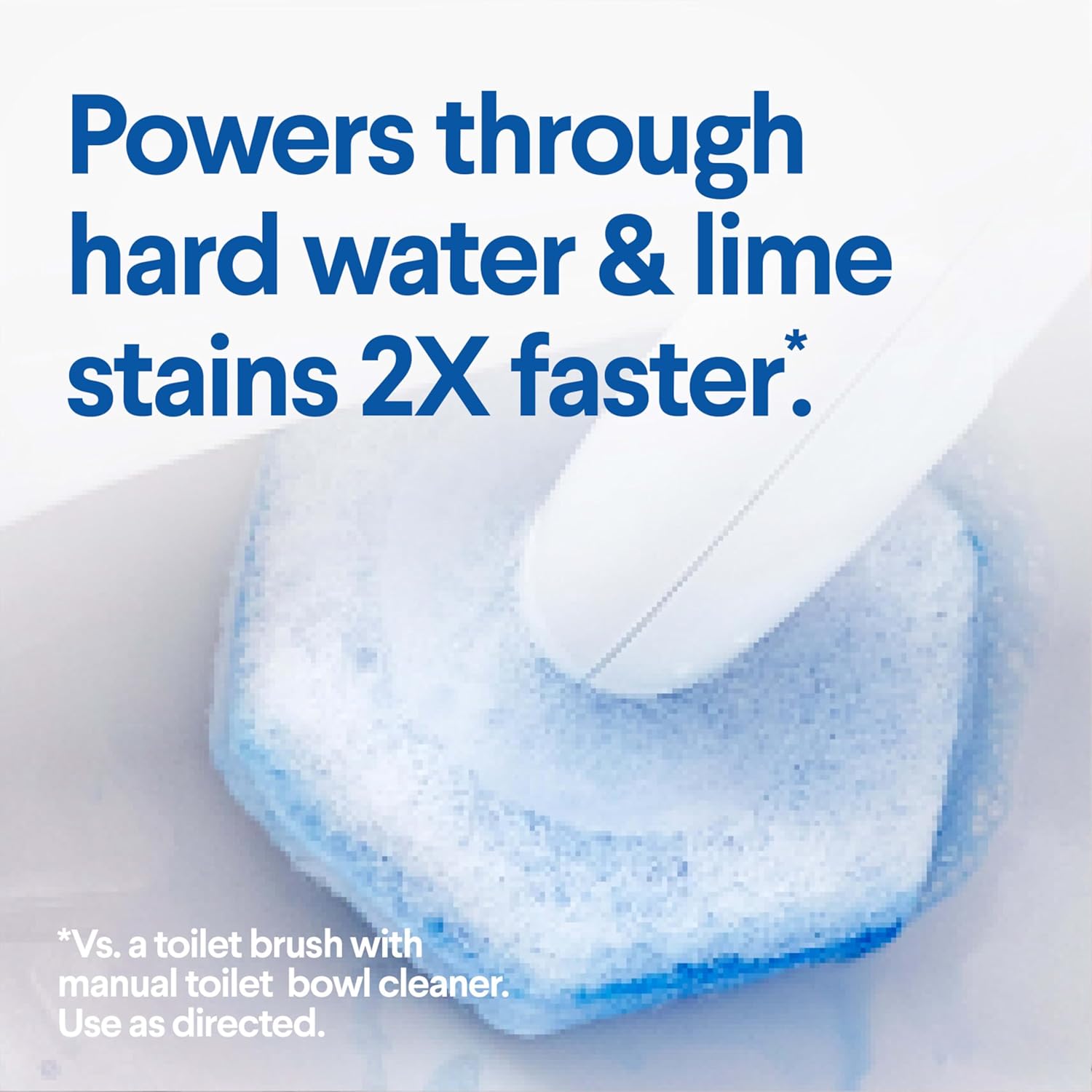 hexagonal pad geometry for optimal reach under the toilet rim