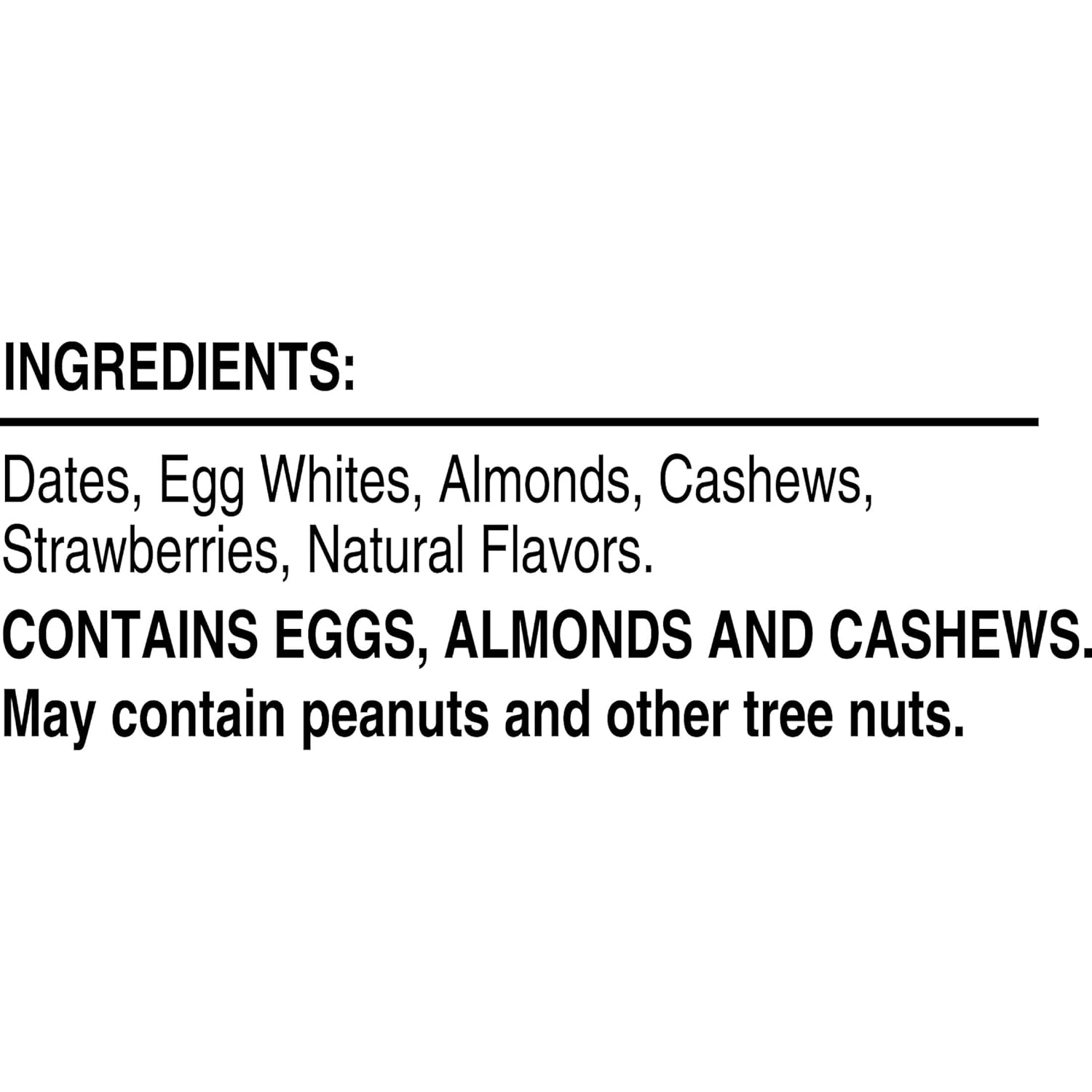 high-protein formulation built around egg whites, nuts, and dates