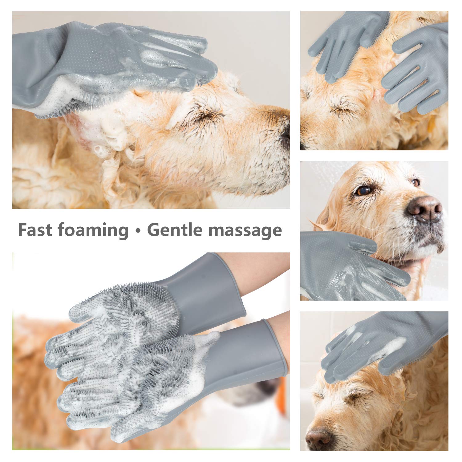 high-quality durable silicone construction that retains bristle shape over repeated use