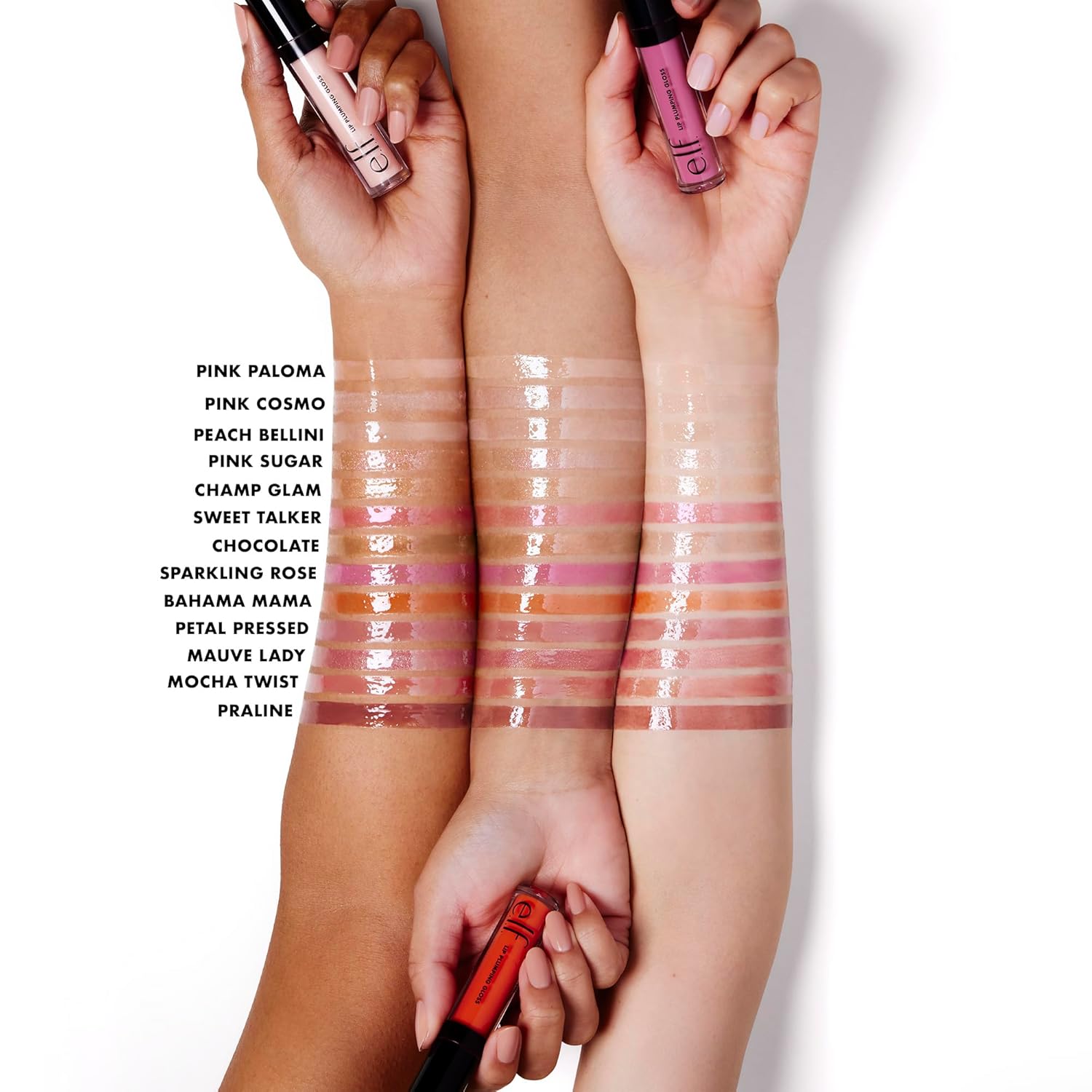 high-shine glossy finish with sheer, buildable color coverage