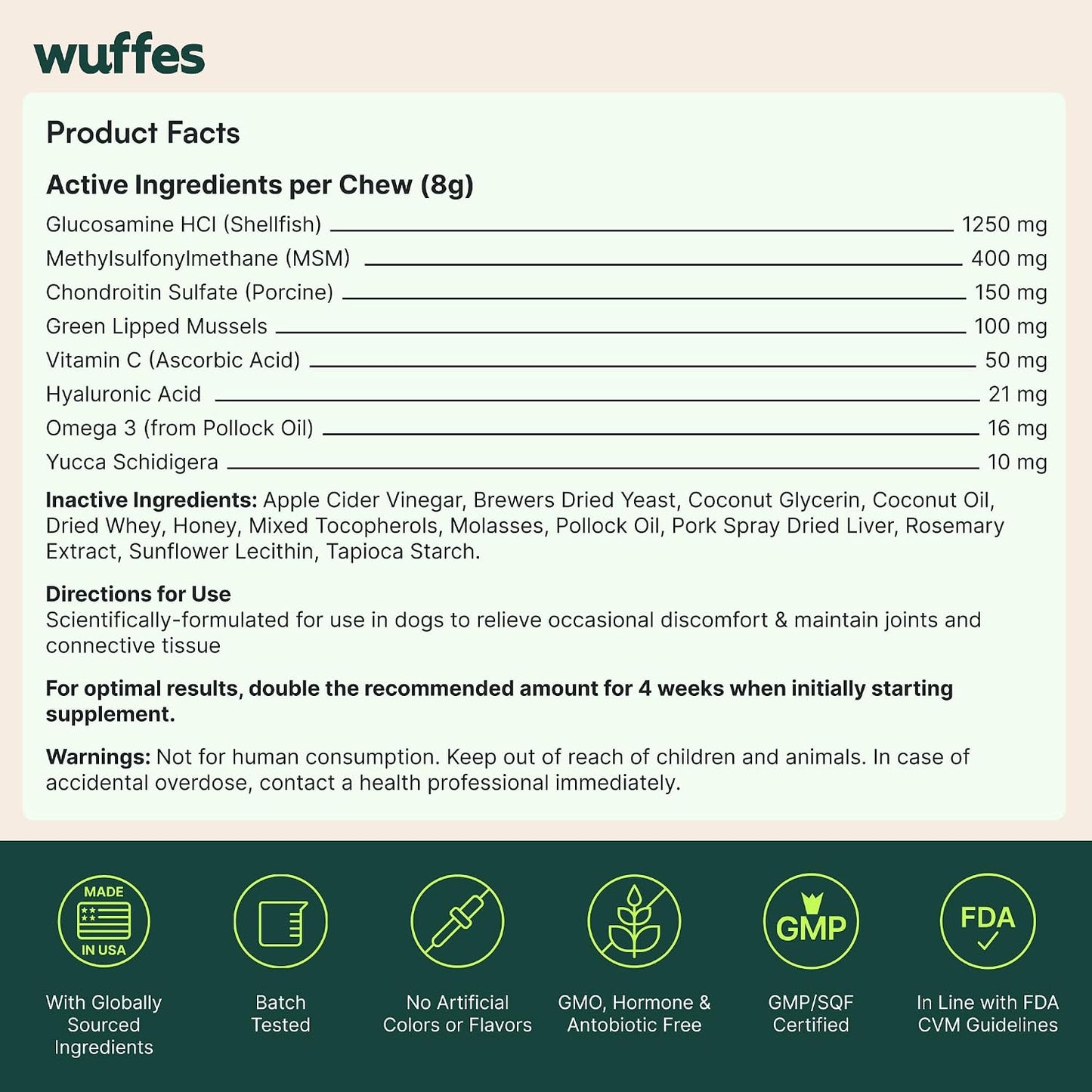 Highly Digestible Joint Chews for Large Dogs – Gentle Formula for Sensitive Stomachs