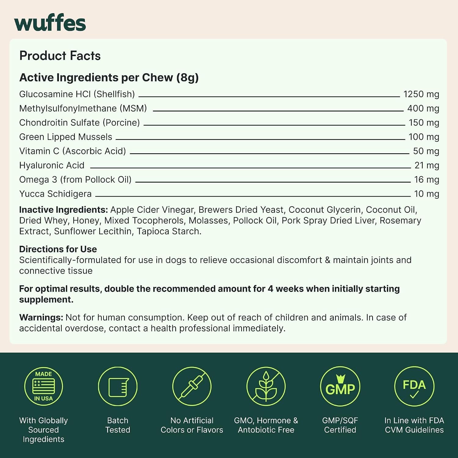 Highly Digestible Joint Chews for Large Dogs – Gentle Formula for Sensitive Stomachs
