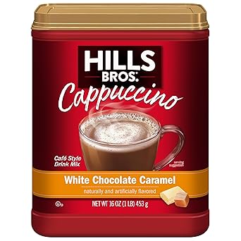Hills Bros. Sugar Free French Vanilla Instant Cappuccino – Camping Coffee Upgrade, Just Add Hot Water at the Campsite