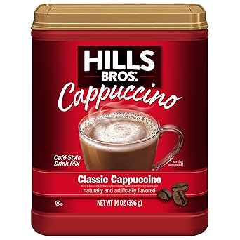 Hills Bros. Sugar Free French Vanilla Instant Cappuccino – Camping Coffee Upgrade, Just Add Hot Water at the Campsite