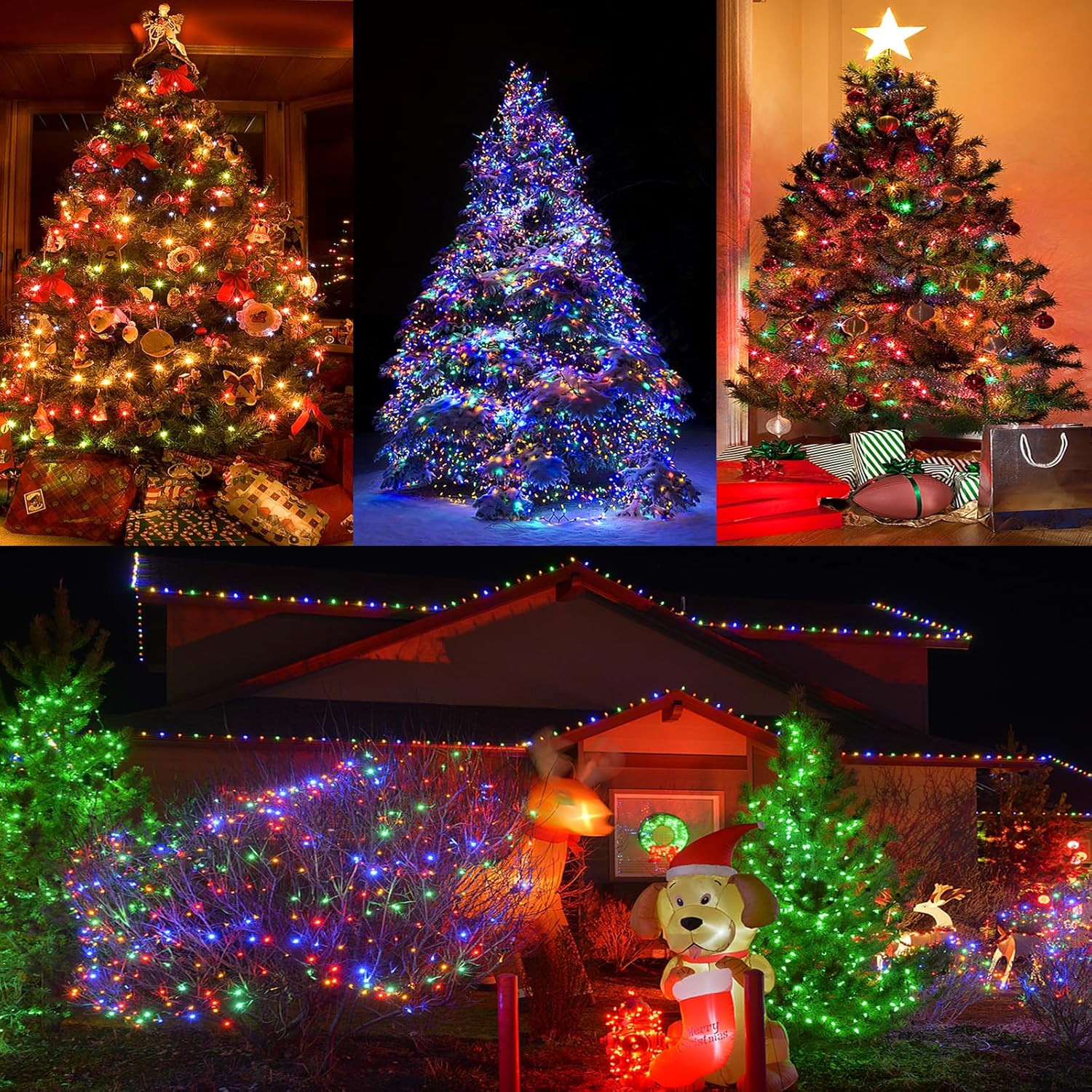 HolidayAura Cozy Glow Lights – Thoughtful Housewarming Gift for Her, 33ft Battery Operated String Lights with Timer for Home Ambiance