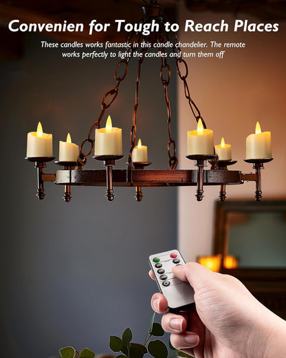 Homemory Flameless Votive Candles for Bath and Self-Care Rituals, Soothing Warm Glow with No Open Flame