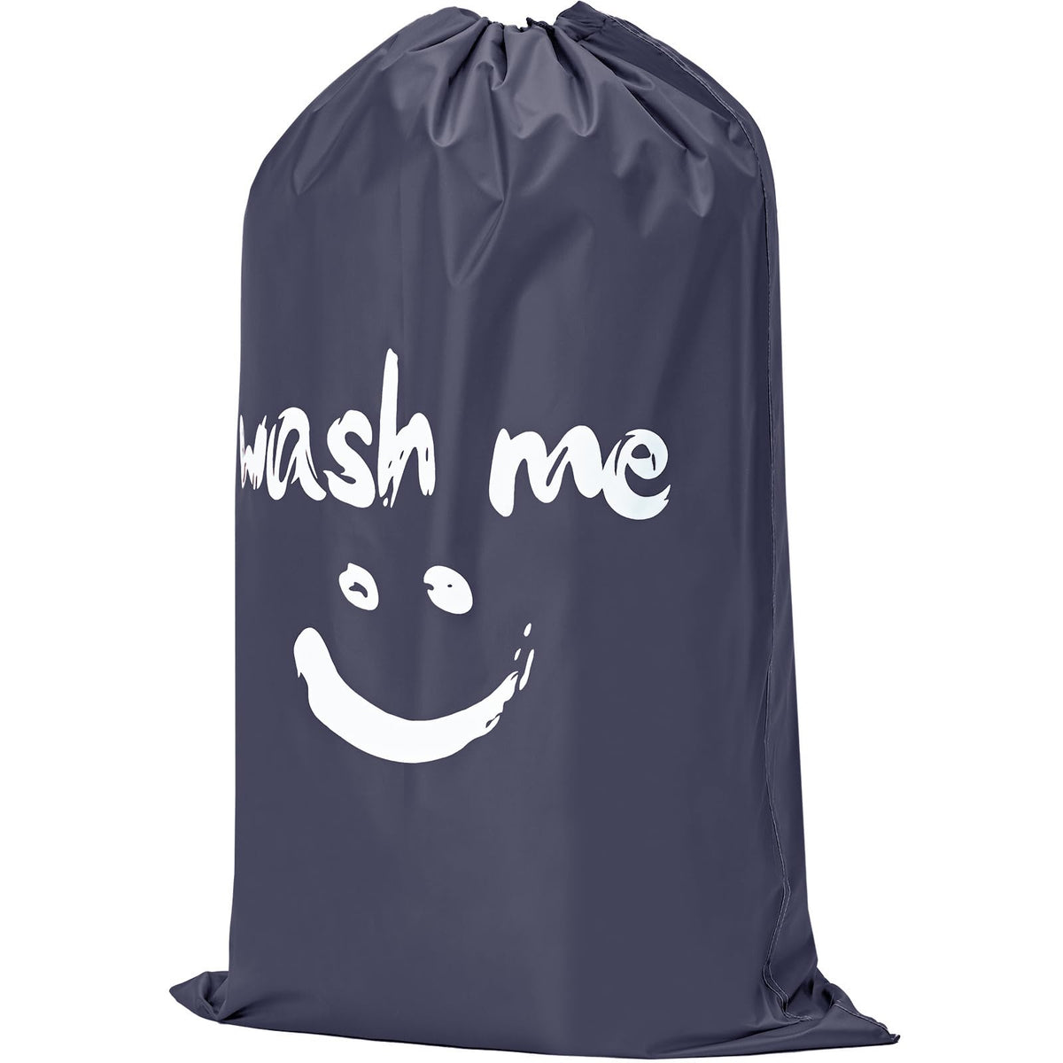 HOMEST XL Wash Me Travel Laundry Bag, Dirty Clothes Organizer, Large Enough to Hold 4 Loads of Garments, Easy Fit a Hamper or Clothing Basket, Grey