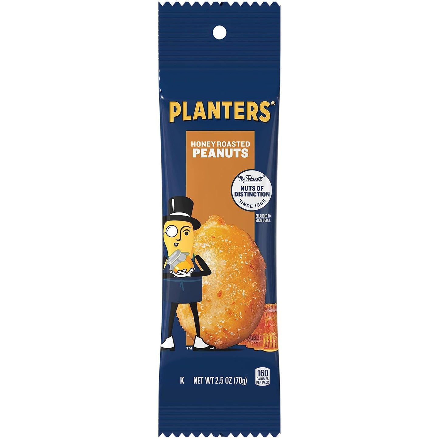 honey and sea salt seasoning blend on roasted peanuts