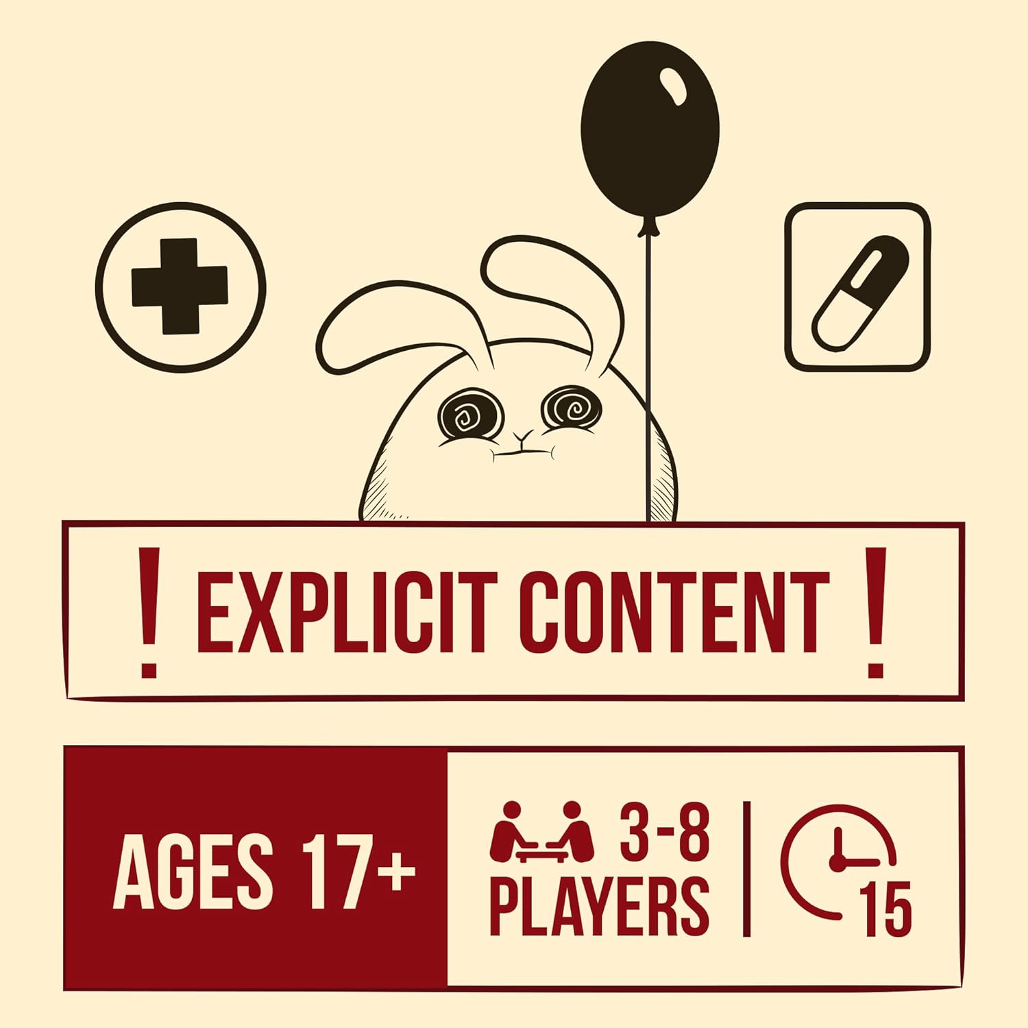 Horrible Therapist by Exploding Kittens - Extra Horrible Edition Card Game, Hilarious White Elephant and Secret Santa Gift for Adults Who Love Crude Humor