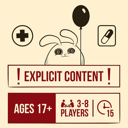 Horrible Therapist by Exploding Kittens - Extra Horrible Edition, Portable Card Game for Camping Trips and Cabin Weekends