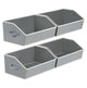 Grey - Large -4 Pack