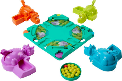Hungry Hungry Hippos Dino Edition – Dinosaur Birthday Gift for Kids Ages 4 to 8