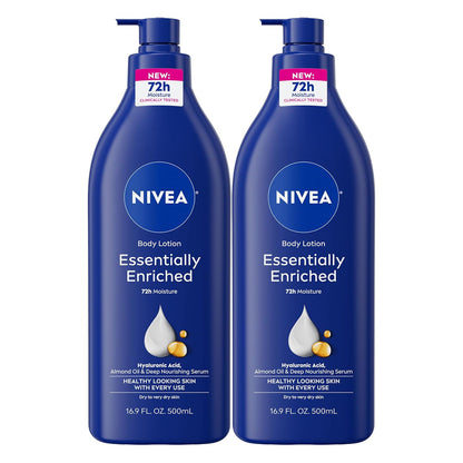 hyaluronic acid, almond oil, and deep nourishing serum infusion for long-lasting hydration