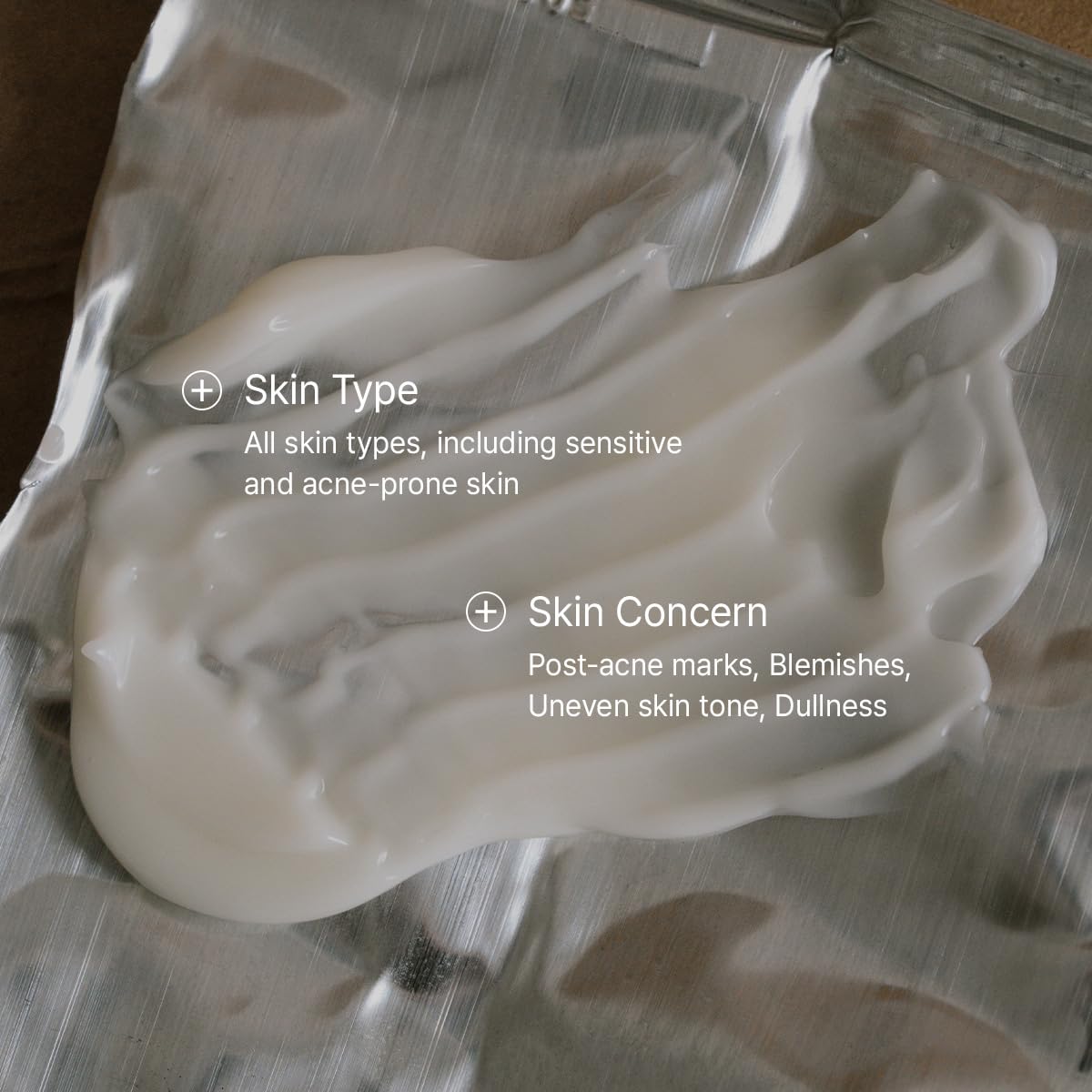 hyaluronic acid-driven instant hydration with a silky, non-greasy finish