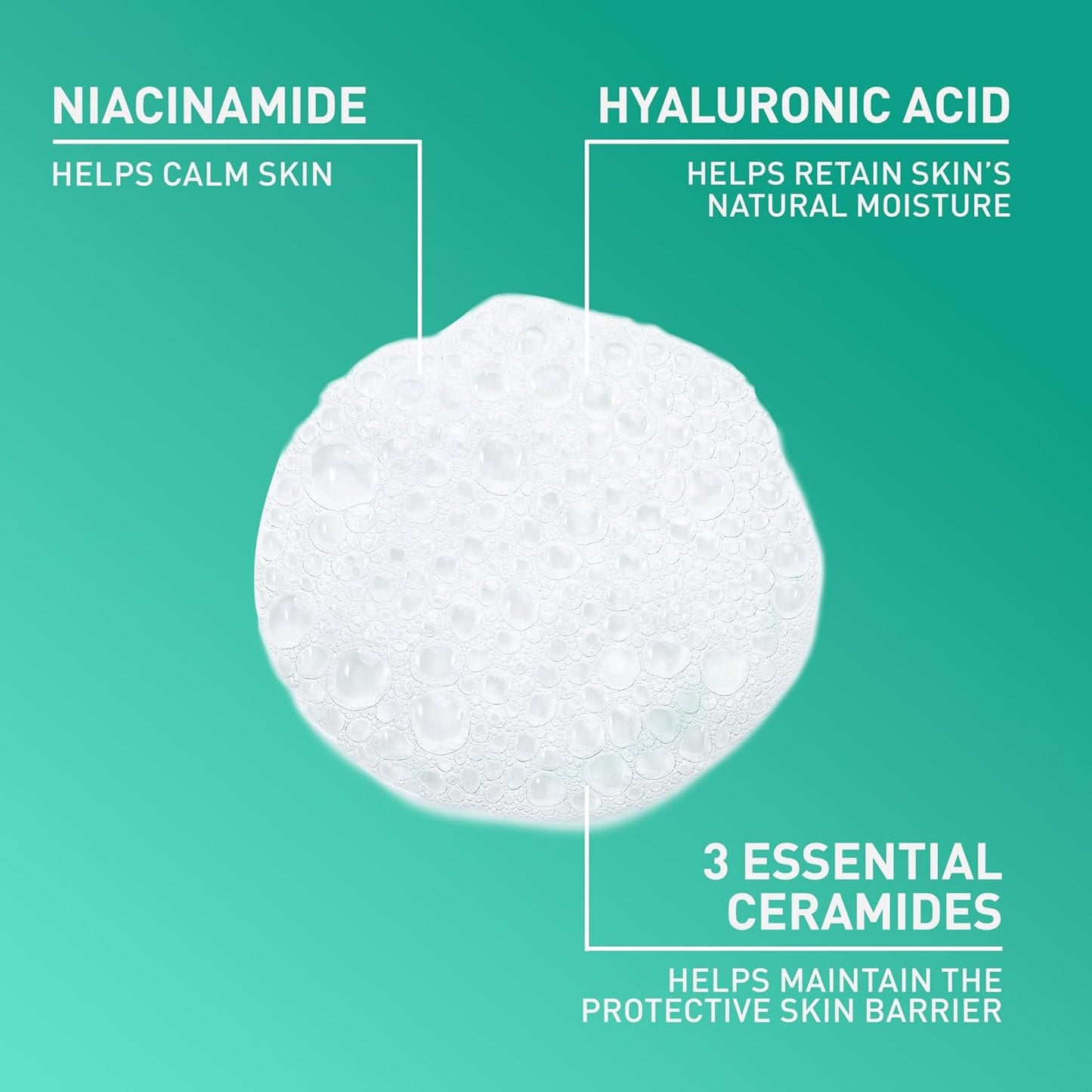 hyaluronic acid for hydration during cleansing