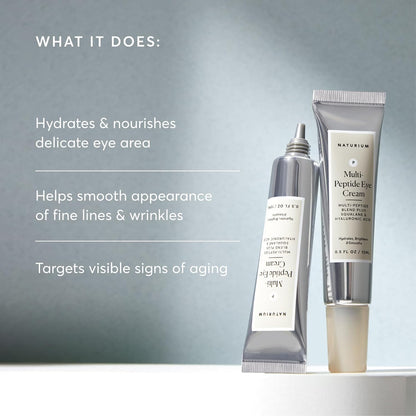 hyaluronic acid for plumping, hydrating, and smoothing the under-eye area