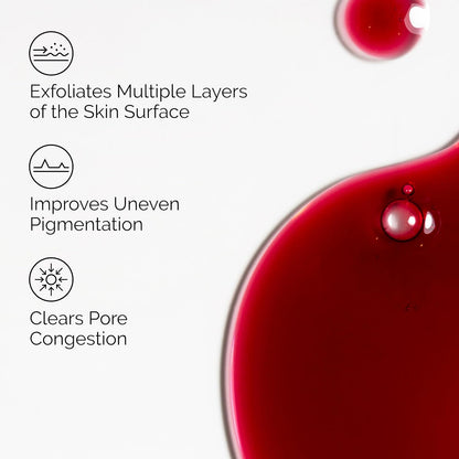 hyaluronic acid, pro-vitamin b5, and black carrot to hydrate and soothe during exfoliation