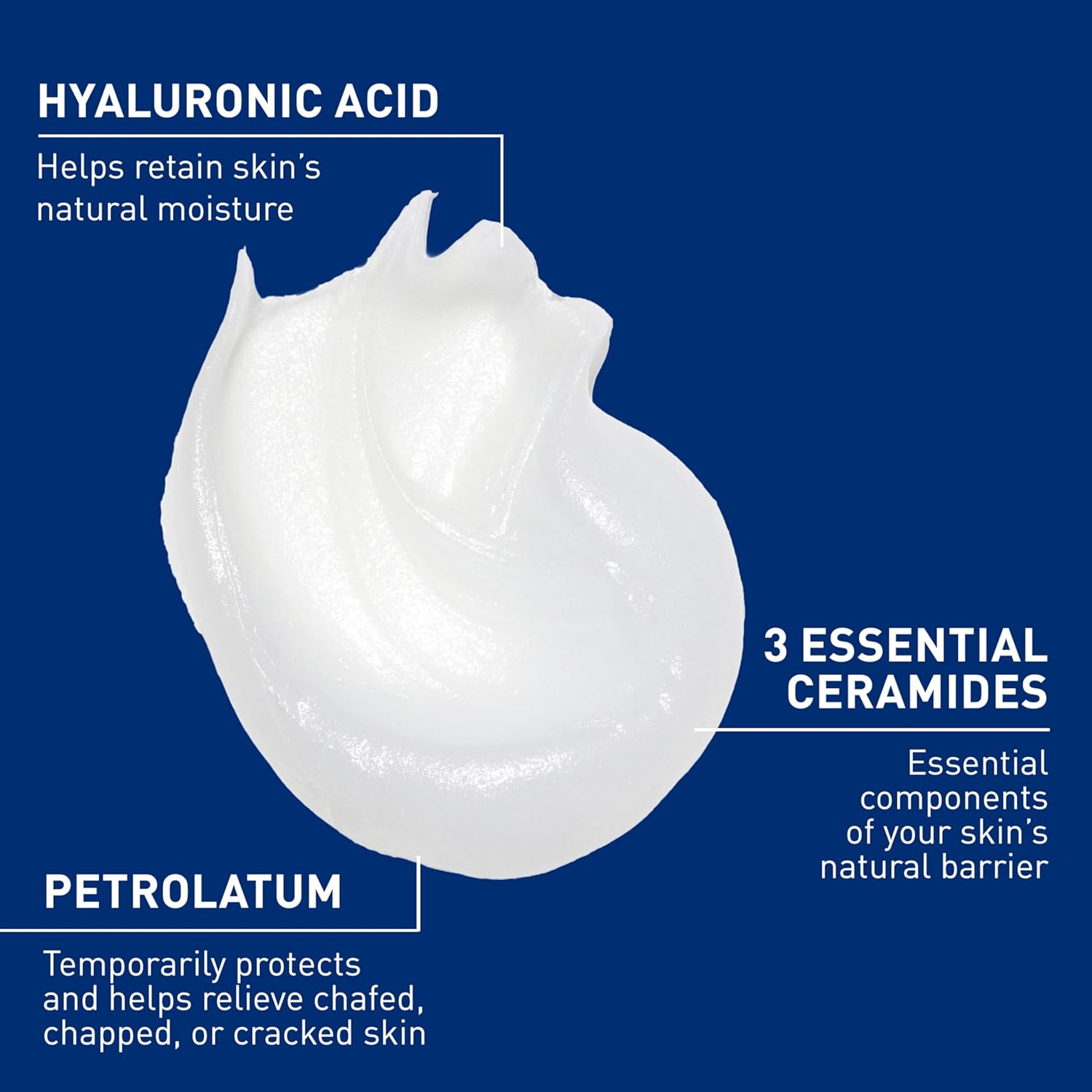 hyaluronic acid to attract and retain surface moisture