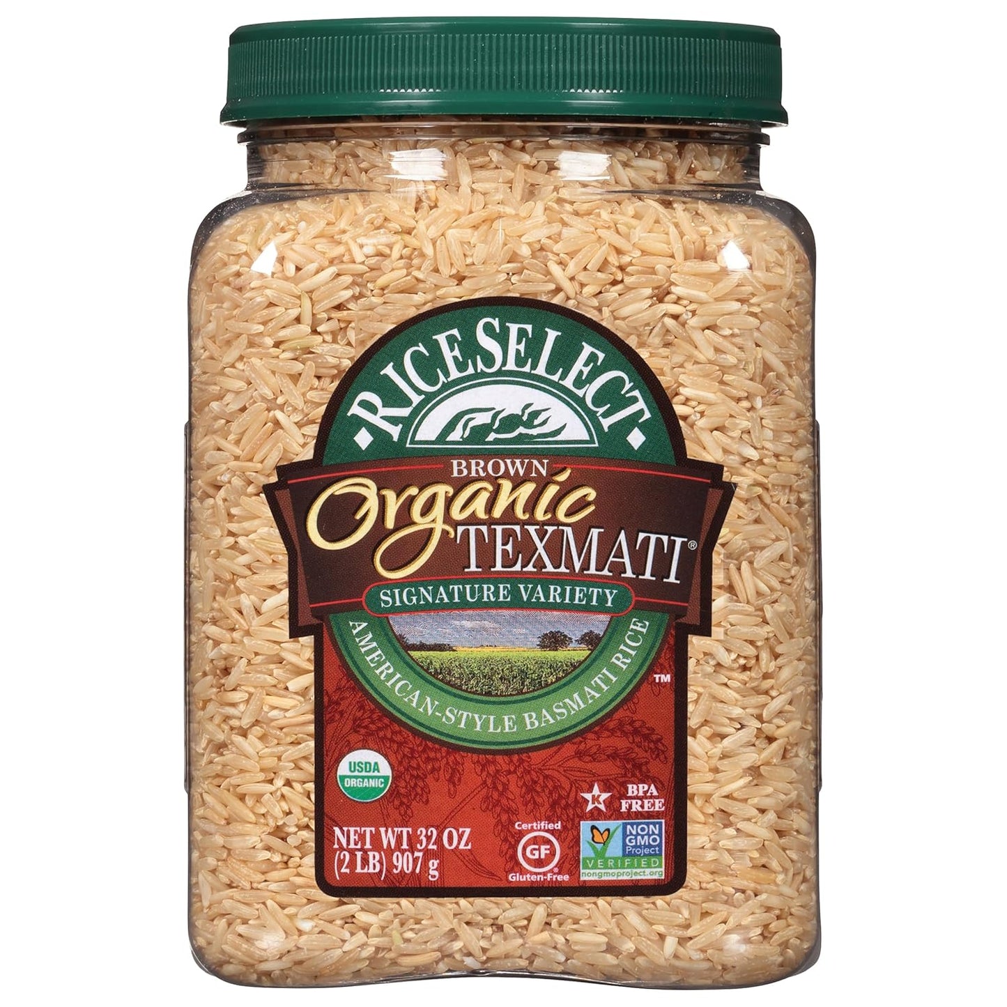 hybrid american-style basmati-brown rice with nutty aroma (texmati)