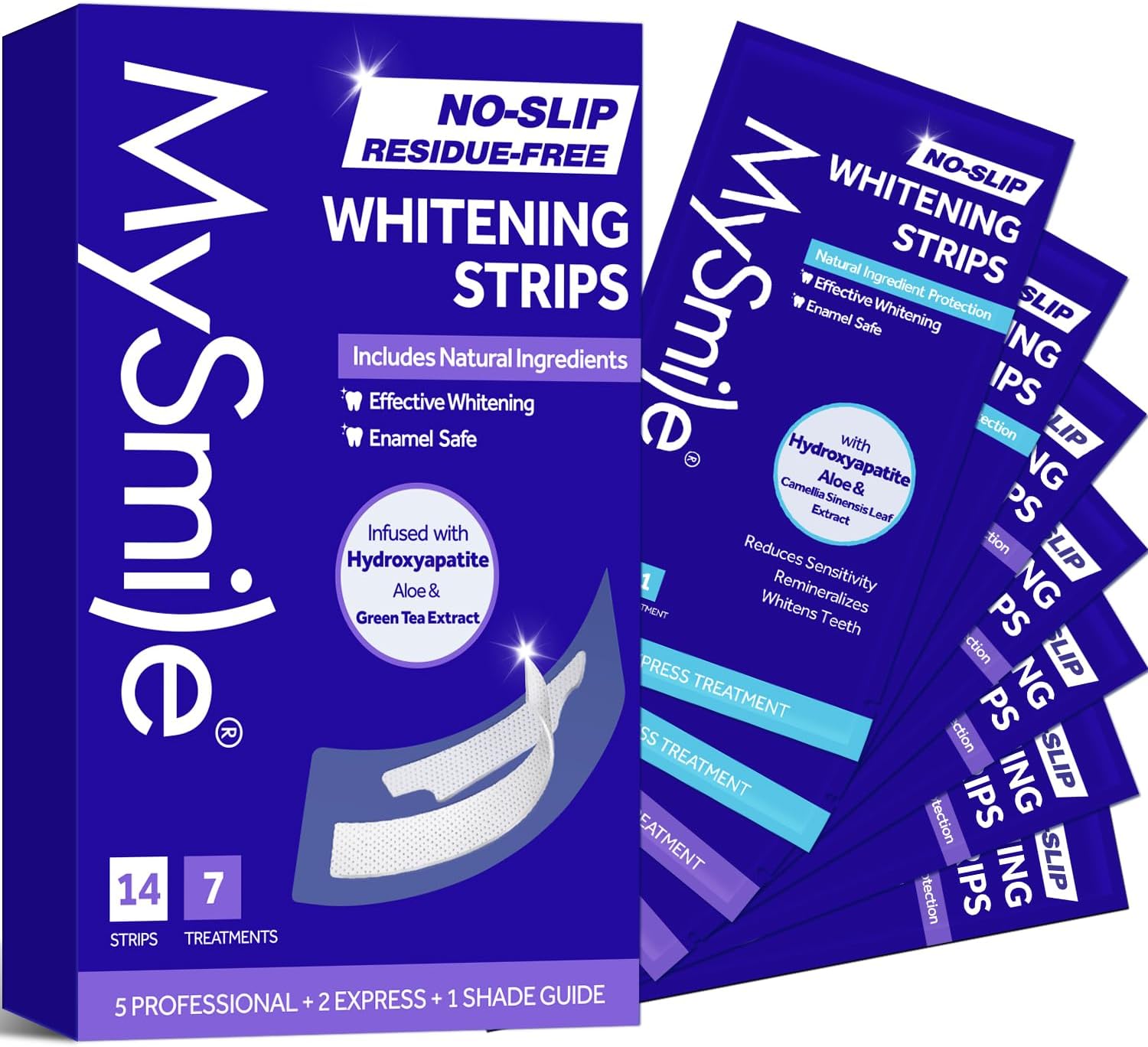hydrogen peroxide active whitening agent with hydroxyapatite enamel-strengthening infusion