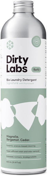 Dirty Labs Signature Bio-Liquid Laundry Detergent for Sensitive Skin Wellness Routine and Bedroom Linen Care