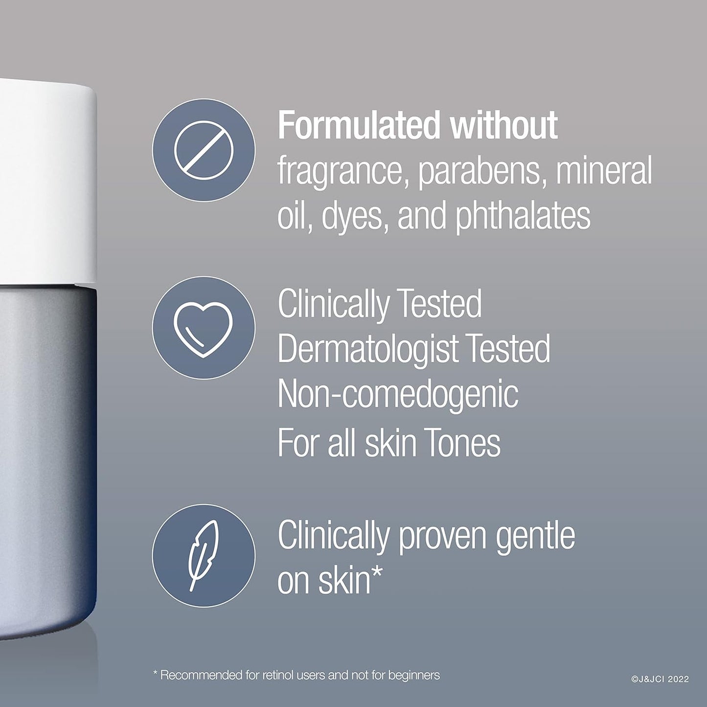 hypoallergenic and ophthalmologist-tested for the eye area