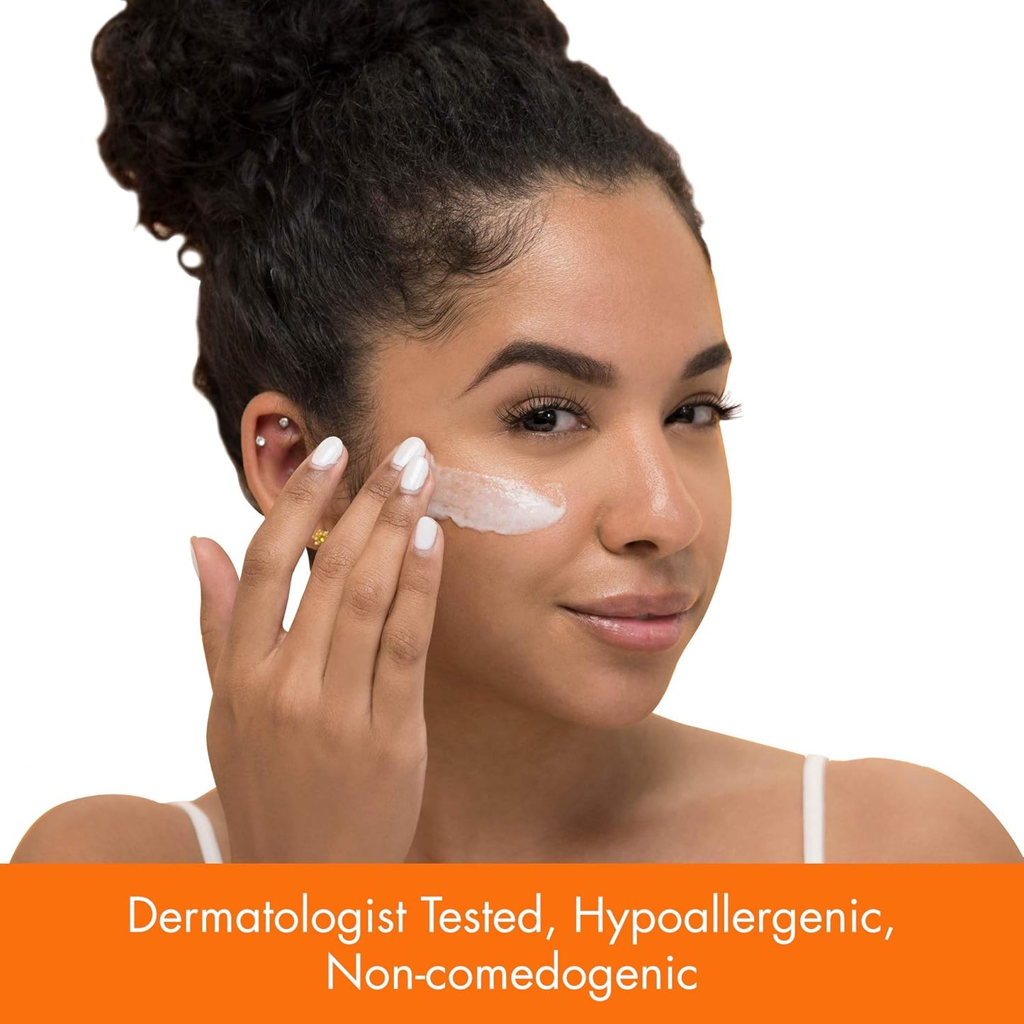 hypoallergenic cream formula in a 1.7 oz jar suitable for all skin types