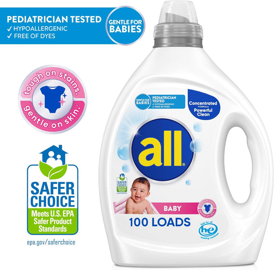 hypoallergenic, dye-free, pediatrician-tested formula