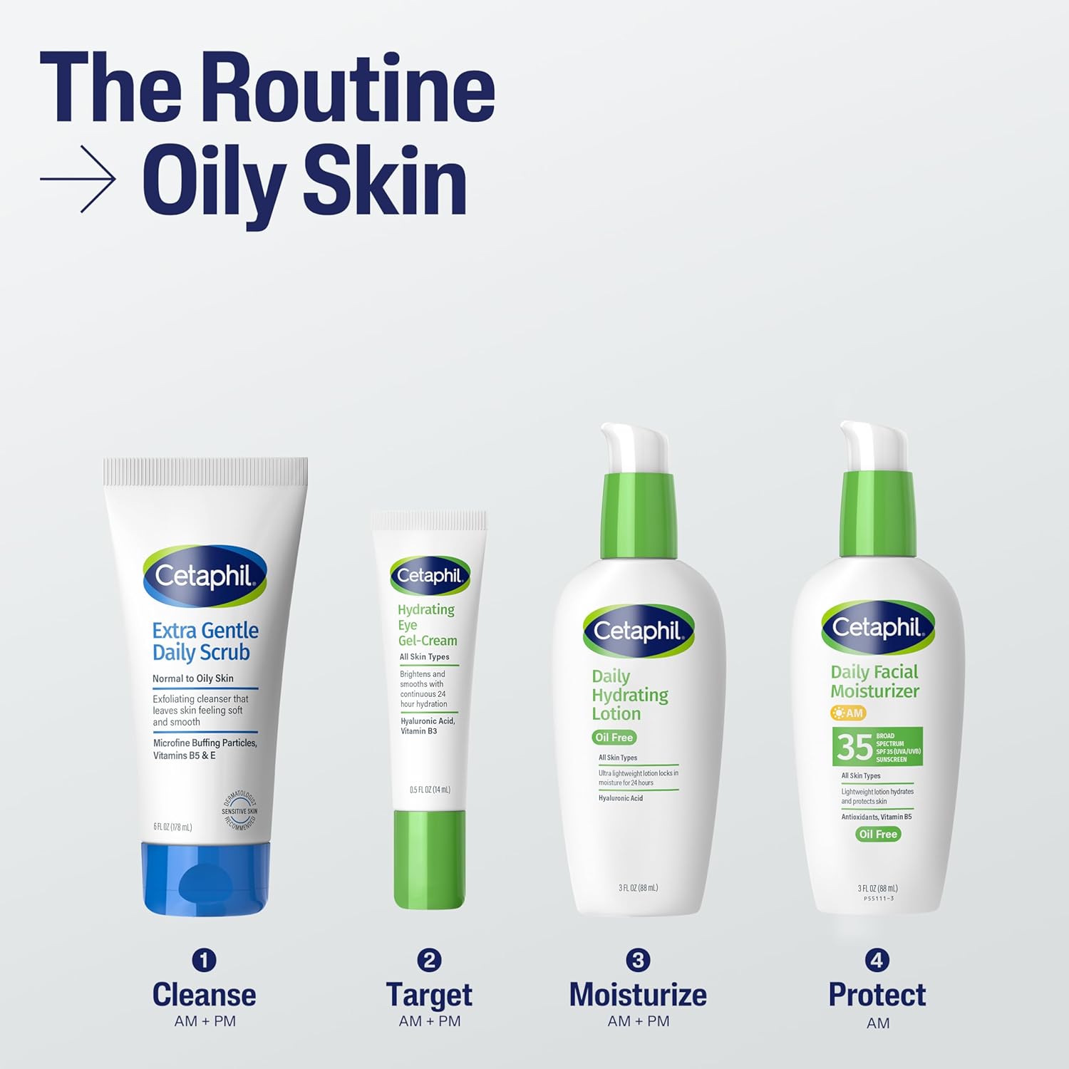 hypoallergenic, non-comedogenic, non-irritating formulation