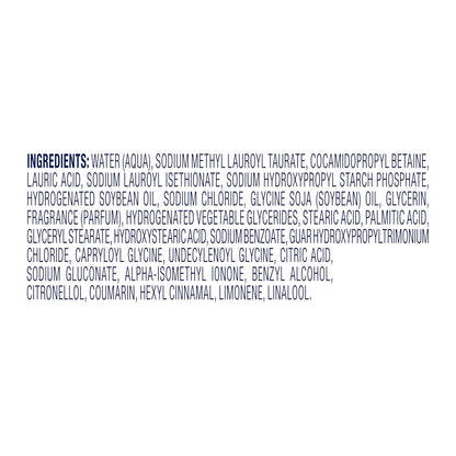 iconic dove scent profile with fresh florals, soft vanilla, and milky musks