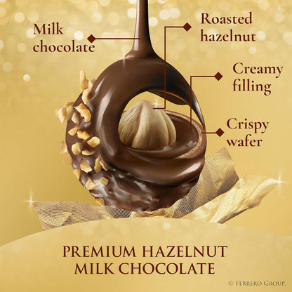 iconic gold foil wrapper with branded paper cup