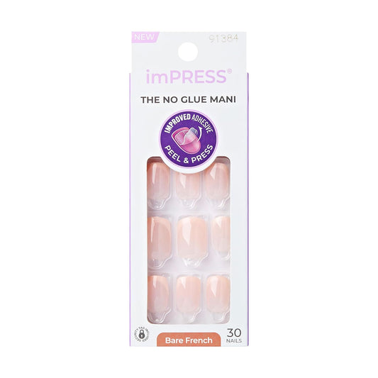 improved no-glue adhesive backing on every nail for peel-press-go application