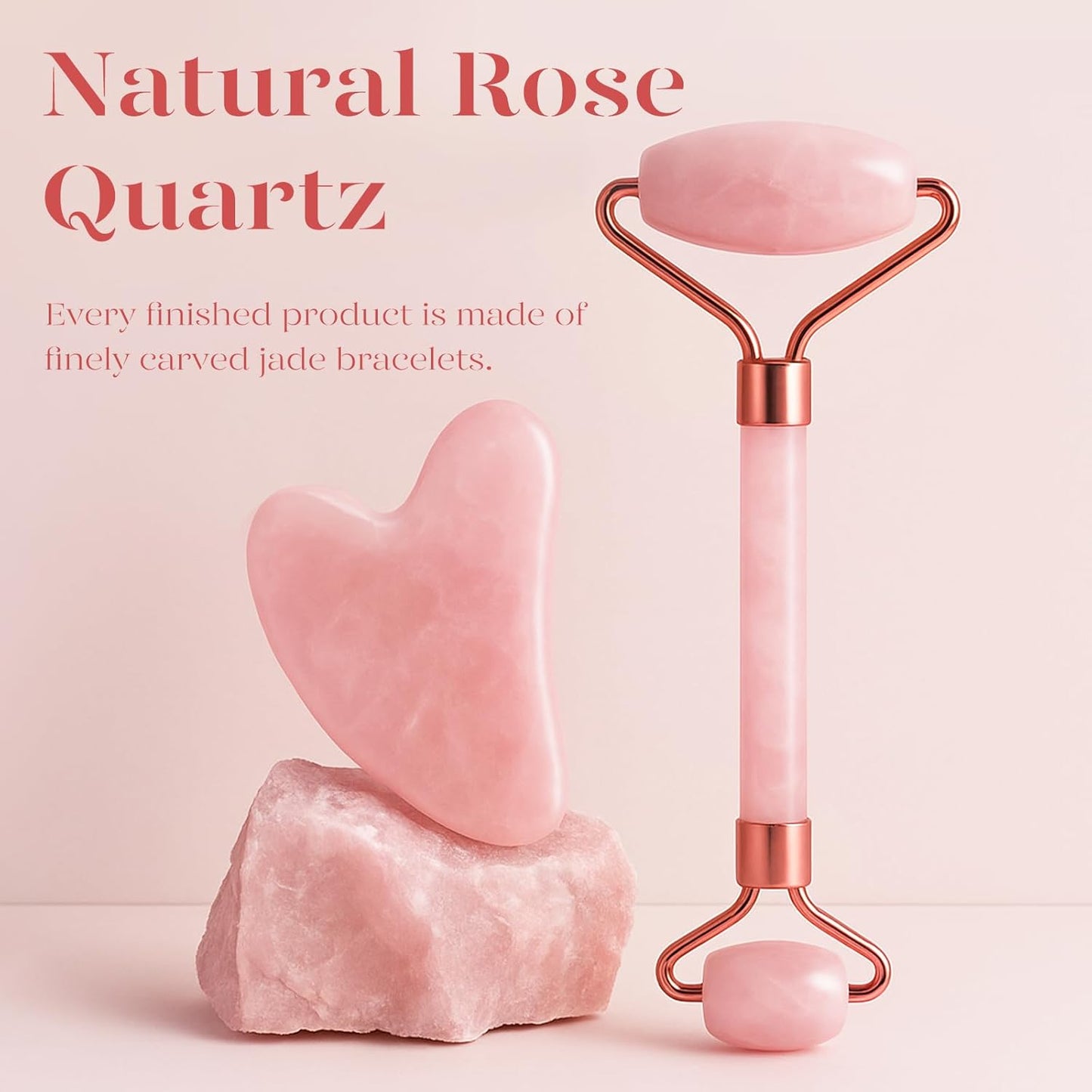 included gua sha tool with contoured edge for jawline sculpting and fine-line smoothing
