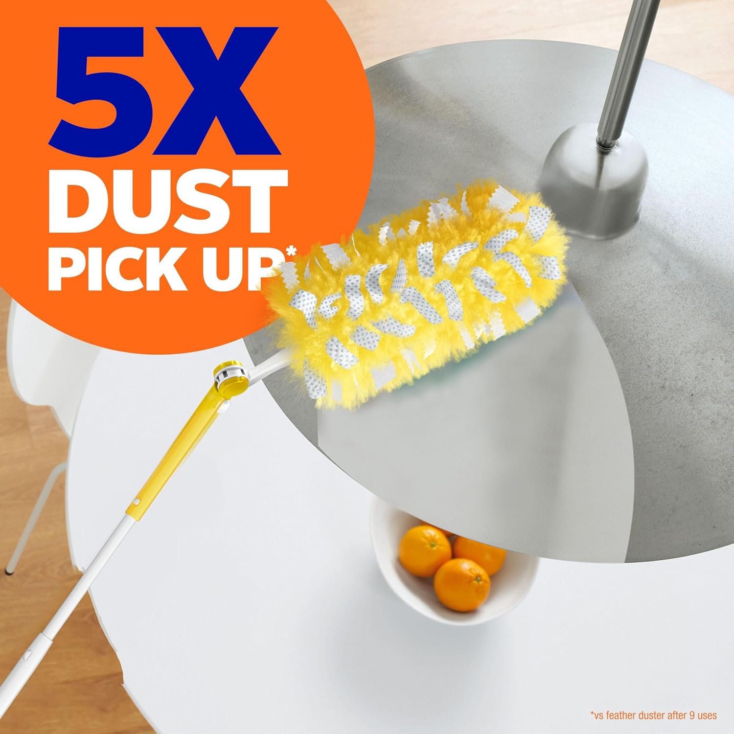 includes 12 disposable refill duster heads in a 13-piece starter kit