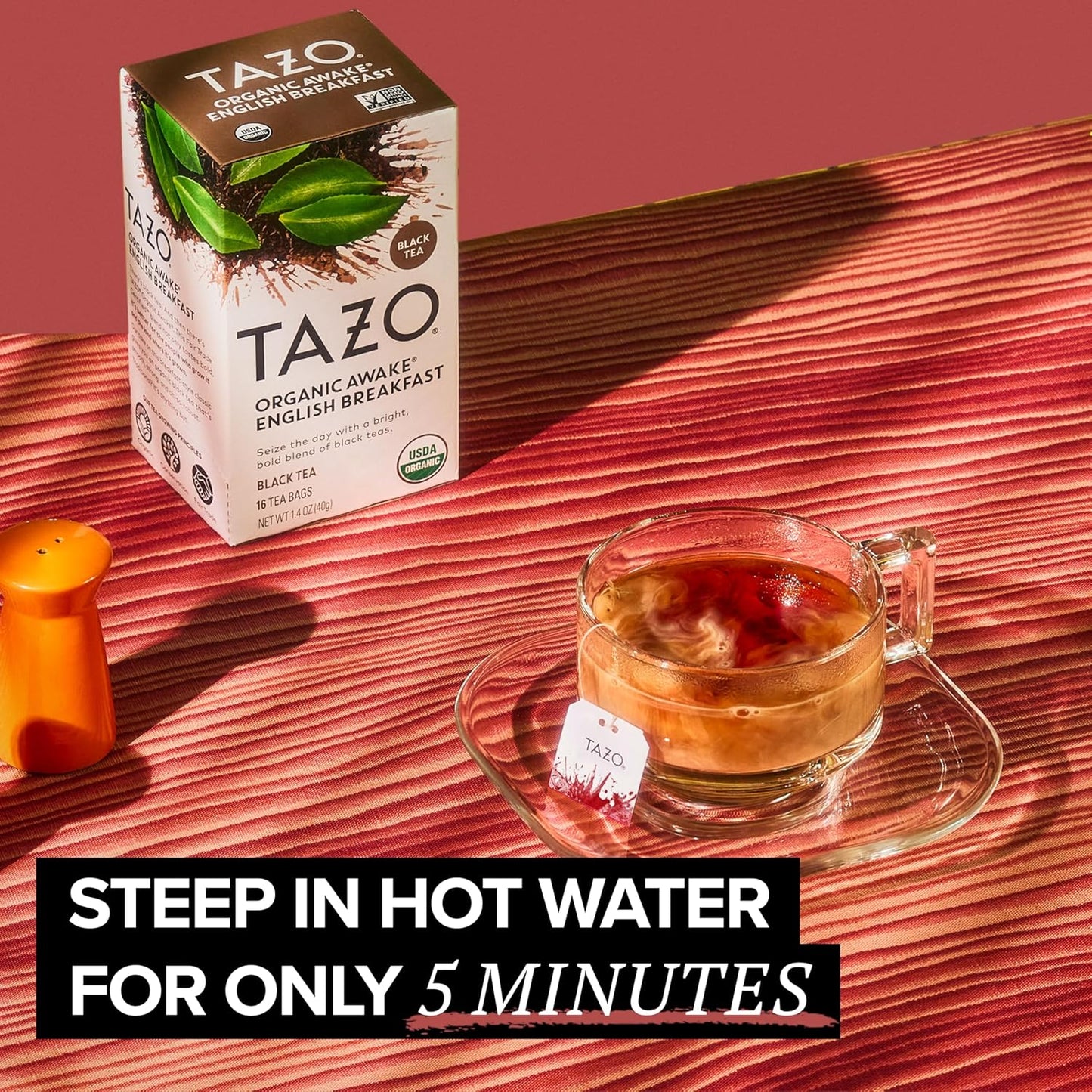 individual tea bag format for quick single-cup preparation