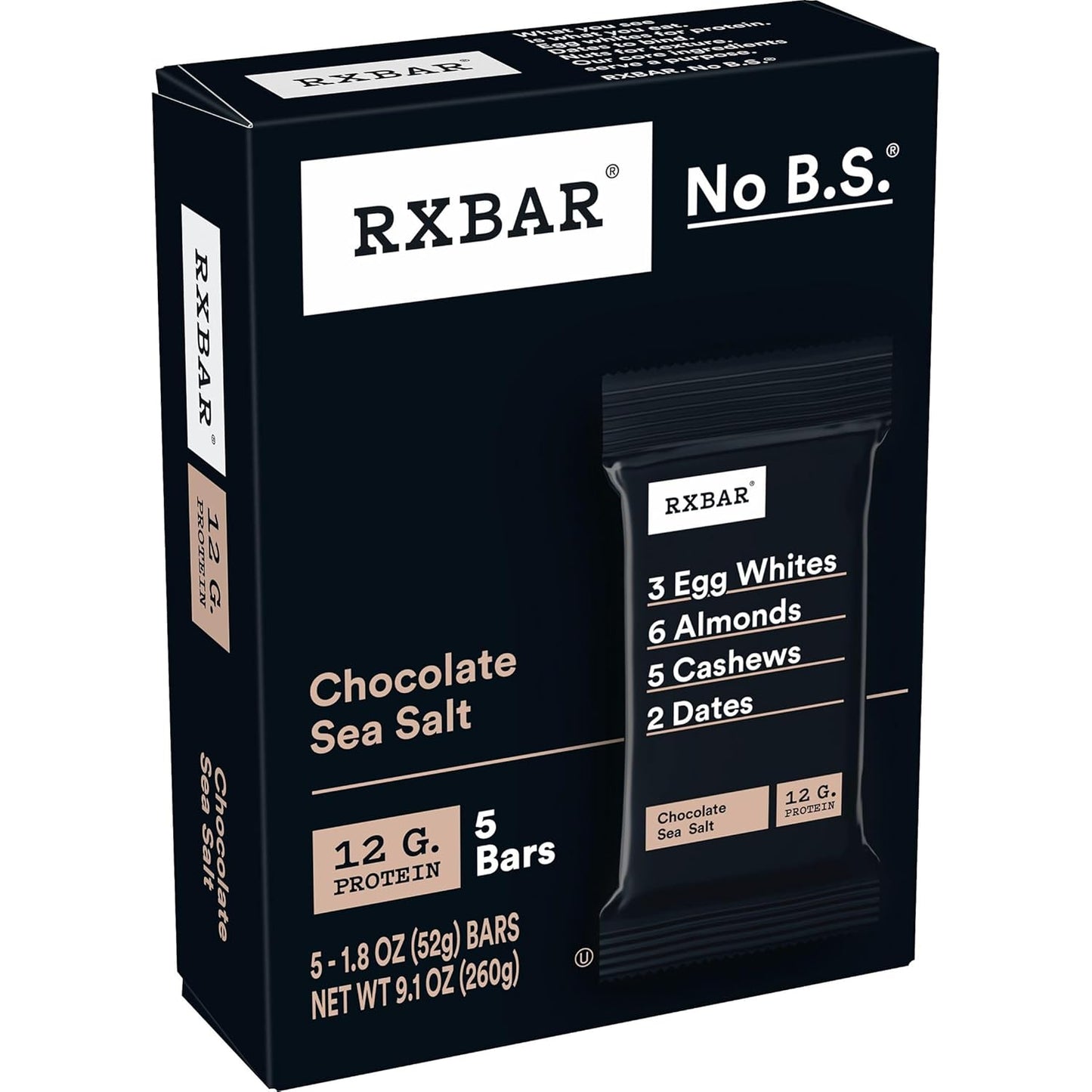 individually sealed bars for grab-and-go portability and freshness