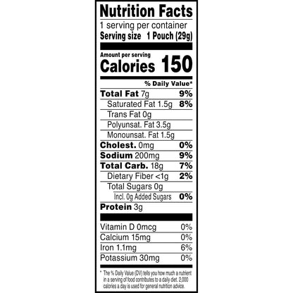 individually sealed single-serve pouches packaged for freshness and portability