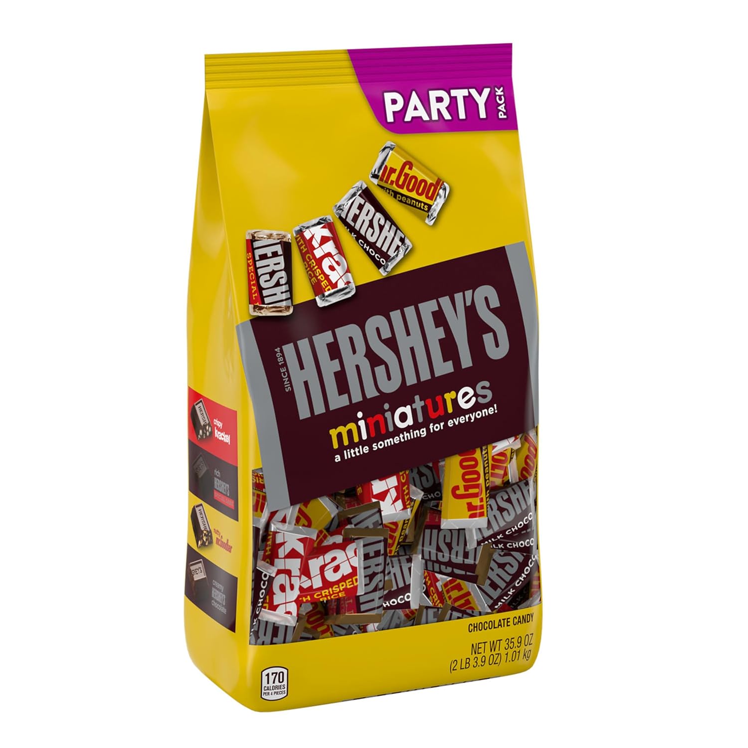 individually wrapped format for freshness, portion control, and easy sharing