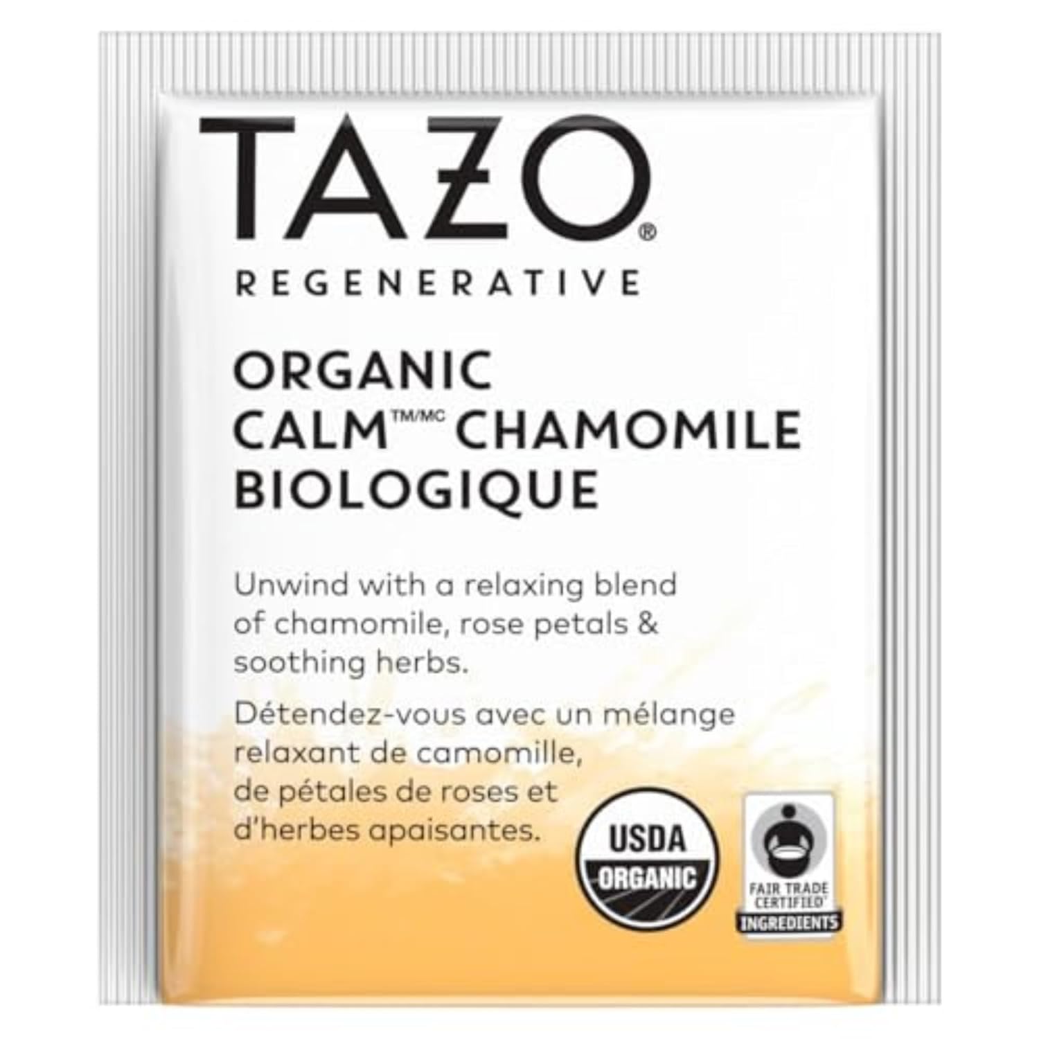 individually wrapped tea bags for freshness and portion control