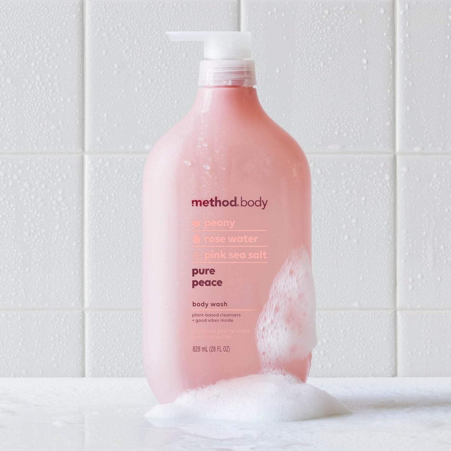 infused with coconut, rice milk, and shea butter for in-shower moisturization