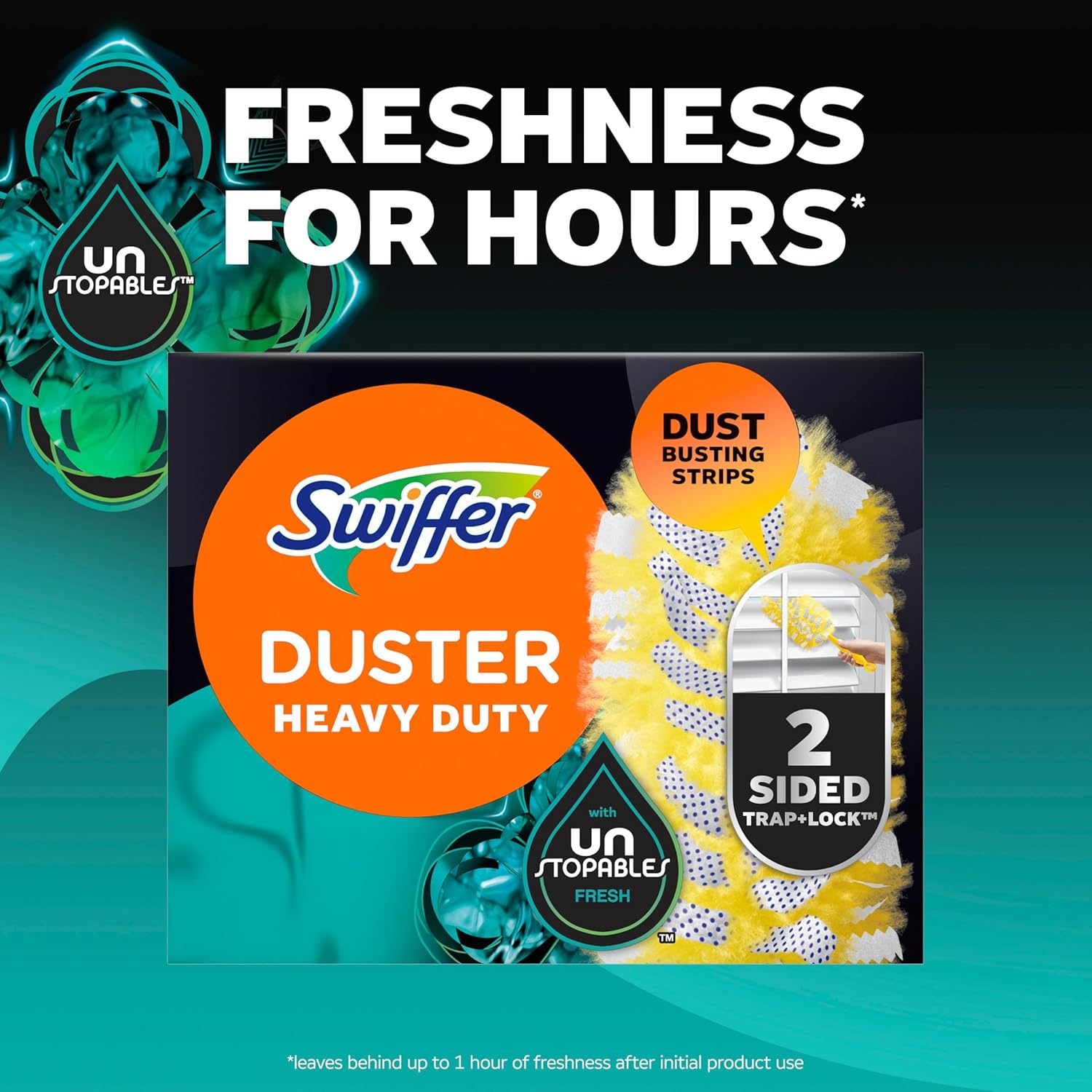 infused with unstopables fresh scent lasting up to 1 hour after use