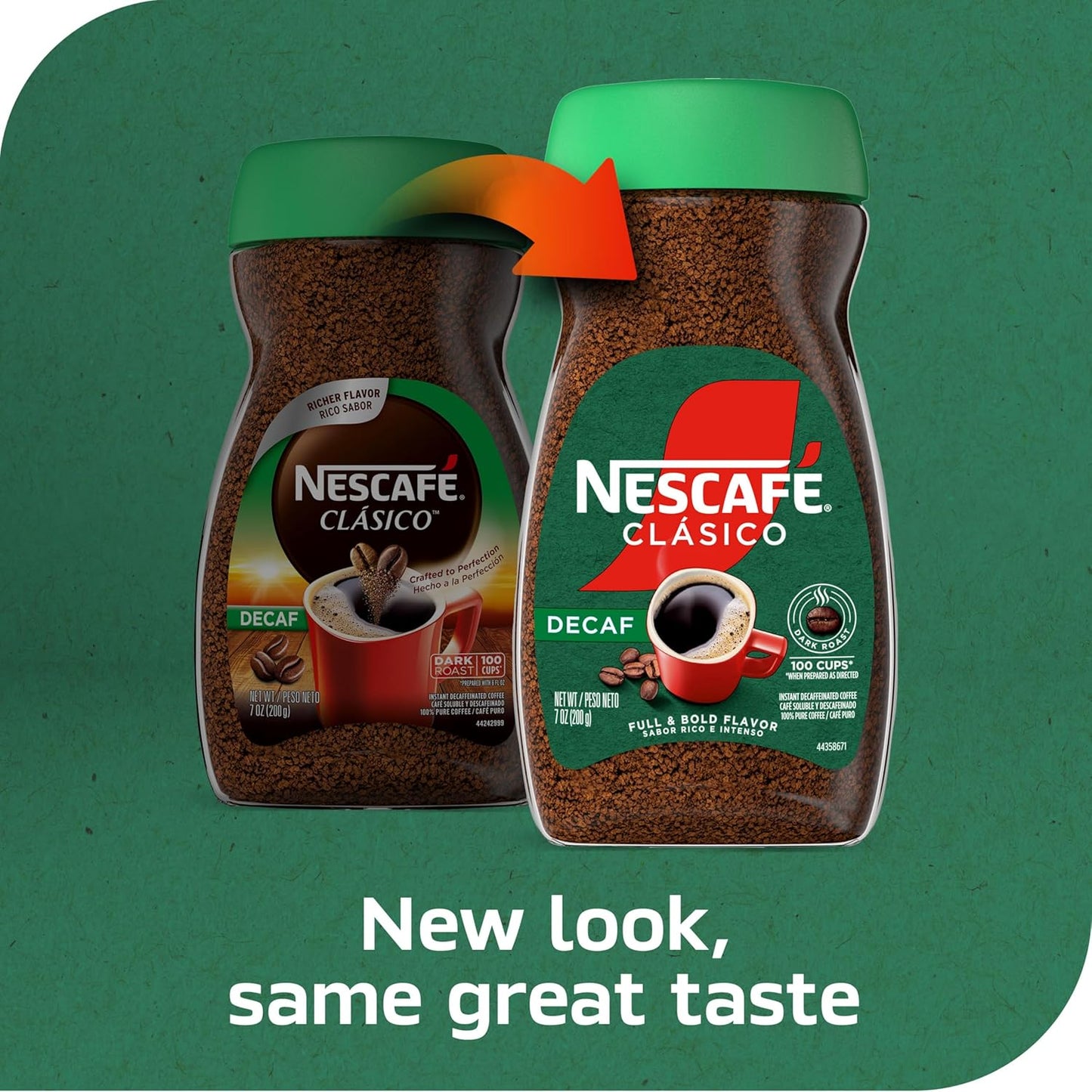 instant coffee format — dissolves in 6 oz of hot water with no brewing equipment required
